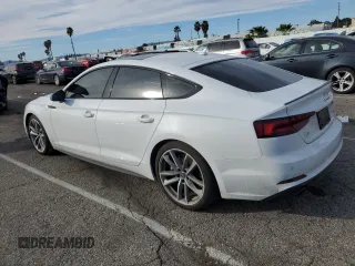 2019 Audi A5 Sportback Premium Plus with VIN WAUENCF53KA092386, listed as a Copart auction lot 37323564 with 56,579 mi miles. Bid and sale history available at carsss.com. Image 2.