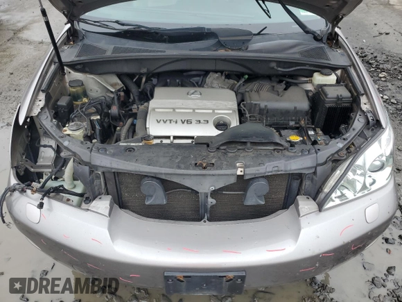 2005 Lexus RX 330 with VIN JTJHA31U150090735, listed as a Copart auction lot 73550354 with 0 mi miles and Salvage Title. Bid and sale history available at carsss.com. Image 12.