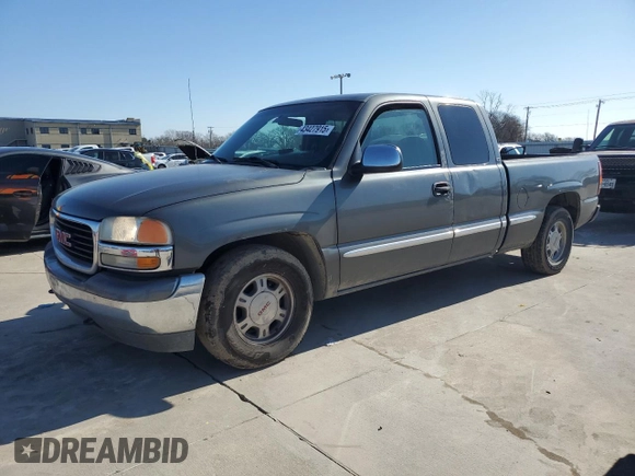 2001 GMC New Sierra 1500 SL with VIN 1GTEC19V91Z170484, listed as a Copart auction lot 43427915 with 357,362 mi miles and Clean Title. Bid and sale history available at carsss.com. Image 1.