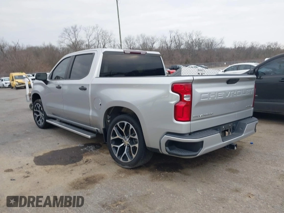 2020 Chevrolet Silverado 1500 Custom with VIN 3GCPWBEH8LG260041, listed as a IAAI auction lot 41571553 with 59,049 mi miles. Bid and sale history available at carsss.com. Image 3.