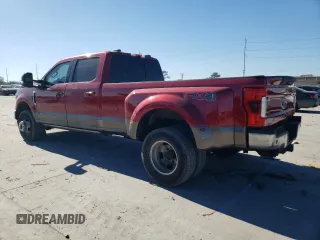 2022 Ford F-350 XL with VIN 1FT8W3DT9NEE66057, listed as a Copart auction lot 47074105 with 179,532 mi miles and Salvage Title. Bid and sale history available at DreamBid. Image 2.