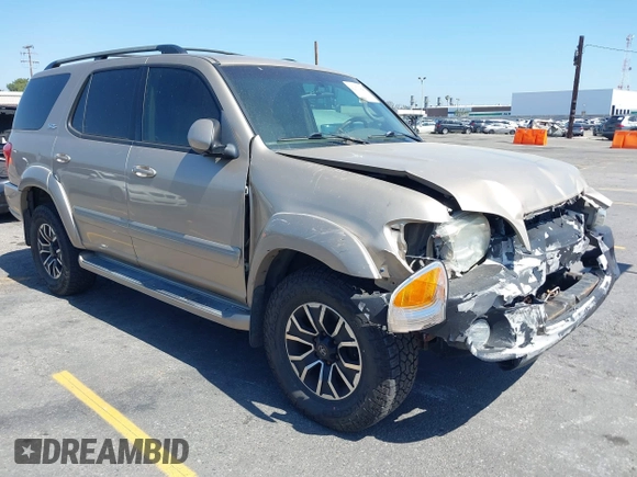 2005 Toyota Sequoia SR5 with VIN 5TDBT44A55S243995, listed as a IAAI auction lot 42171846 with 215,287 mi miles and . Bid and sale history available at DreamBid. Image 1.