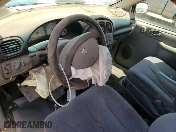 2005 Dodge Caravan with VIN 1D4GP24R15B341159, listed as a Copart auction lot 52237715 with 0 mi miles and Salvage Title. Bid and sale history available at carsss.com. Image 8.