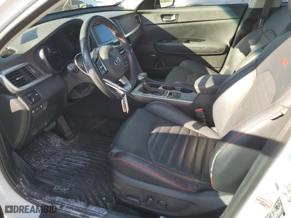 2019 Kia Optima SX with VIN 5XXGW4L20KG333821, listed as a Copart auction lot 85723334 with 35,021 mi miles and Salvage Title. Bid and sale history available at carsss.com. Image 7.