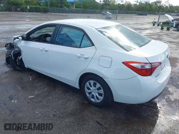 2016 Toyota Corolla L z VIN 2T1BURHE0GC641909, wystawiony jako IAAI lot #42583396 z przebiegiem 124 790 mil mil oraz . Historia ofert i sprzedaży dostępna na DreamBid. Obrazek 3.