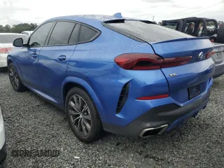 2020 BMW X6 M50i with VIN 5UXCY8C02L9B20285, listed as a Copart auction lot 74127524 with 0 mi miles and Non Repairable. Bid and sale history available at carsss.com. Image 2.