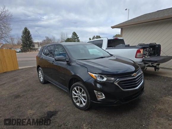 2019 Chevrolet Equinox LT with VIN 2GNAXUEV9K6121154, listed as a Copart auction lot 47882055 with 76,474 mi miles and Salvage Title. Bid and sale history available at DreamBid. Image 1.
