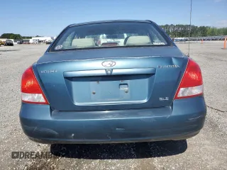 2001 Hyundai Elantra GLS with VIN KMHDN45D21U109684, listed as a Copart auction lot 51888855 with 174,105 mi miles and Salvage title. Bid and sale history available at DreamBid. Image 6.