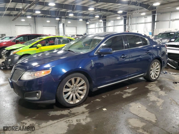 2012 Lincoln MKS with VIN 1LNHL9ER6CG806986, listed as a Copart auction lot 43084965 with 86,815 mi miles and Salvage Title. Bid and sale history available at carsss.com. Image 1.