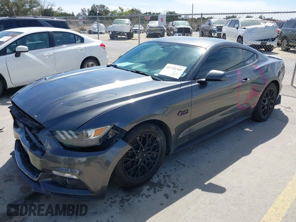 2015 Ford Mustang GT with VIN 1FA6P8CF4F5417899, listed as a IAAI auction lot 41816488 with 128,372 mi miles and . Bid and sale history available at carsss.com. Image 18.