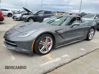 2016 Chevrolet Corvette 2LT with VIN 1G1YD3D76G5102327, listed as a Copart auction lot 73645504 with 0 mi miles and Salvage Title. Bid and sale history available at carsss.com. Image 1.