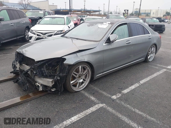 2015 Mercedes-Benz S-Class S 550 with VIN WDDUG8CB6FA185219, listed as a IAAI auction lot 41331211 with 1 mi miles. Bid and sale history available at carsss.com. Image 2.