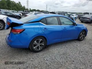 2021 Nissan Sentra SV with VIN 3N1AB8CV0MY216370, listed as a Copart auction lot 62874555 with 97,230 mi miles and Non repairable. Bid and sale history available at DreamBid. Image 3.