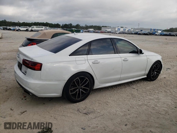 2016 Audi A6 3.0T Prestige with VIN WAUHGAFC3GN114316, listed as a Copart auction lot 54568015 with 105,855 mi miles and Salvage Title. Bid and sale history available at carsss.com. Image 3.