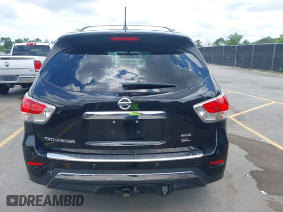 2016 Nissan Pathfinder Platinum with VIN 5N1AR2MM8GC663596, listed as a IAAI auction lot 42133436 with 164,133 mi miles and . Bid and sale history available at DreamBid. Image 16.