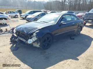 2005 Mercedes-Benz CLK-Class 3.2L with VIN WDBTJ65J05F150658, listed as a IAAI auction lot 41779179 with 201,461 mi miles. Bid and sale history available at carsss.com. Image 2.