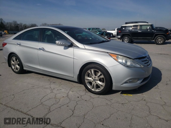 2012 Hyundai Sonata Limited with VIN 5NPEC4AC3CH498053, listed as a Copart auction lot 51089065 with 213,025 mi miles and Salvage Title. Bid and sale history available at carsss.com. Image 4.
