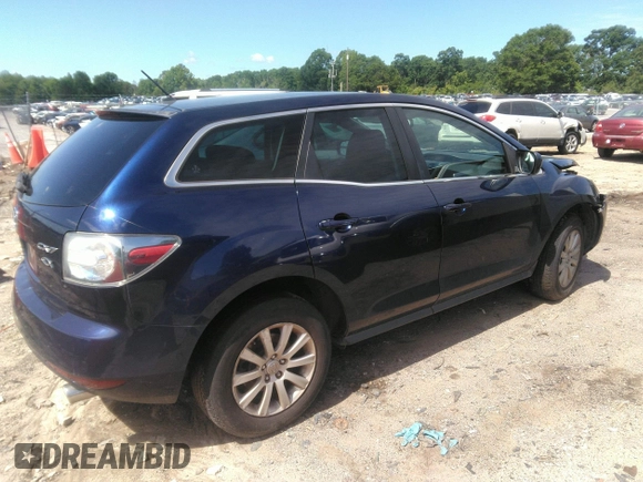 2011 Mazda CX-7 i Sport with VIN JM3ER2B50B0371105, listed as a IAAI auction lot 42184043 with 147,466 mi miles. Bid and sale history available at carsss.com. Image 4.