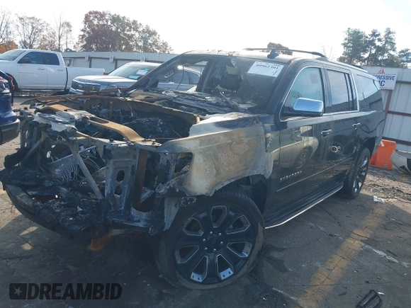 2017 Chevrolet Suburban Premier with VIN 1GNSKJKC6HR225604, listed as a IAAI auction lot 40962301 with Not Provided miles and . Bid and sale history available at DreamBid. Image 2.