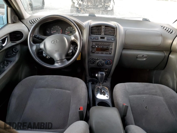 2003 Hyundai Santa Fe GLS with VIN KM8SC13D53U554812, listed as a Copart auction lot 86789014 with 0 mi miles and Salvage Title. Bid and sale history available at carsss.com. Image 8.