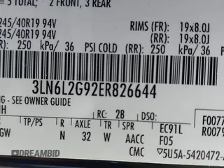 2014 Lincoln MKZ with VIN 3LN6L2G92ER826644, listed as a IAAI auction lot 42797602 with 153,069 mi miles and . Bid and sale history available at DreamBid. Image 9.