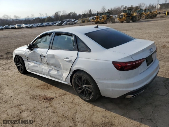 2021 Audi A4 Sedan S line Premium Plus with VIN WAUEAAF40MN003702, listed as a Copart auction lot 47108135 with 0 mi miles and Salvage Title. Bid and sale history available at carsss.com. Image 2.
