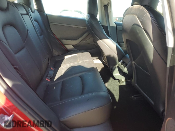 2022 Tesla Model 3 Long Range with VIN 5YJ3E1EB9NF104963, listed as a Copart auction lot 48544255 with 56,451 mi miles and Salvage Title. Bid and sale history available at DreamBid. Image 10.