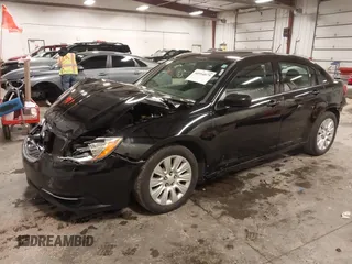 2014 Chrysler 200 LX with VIN 1C3CCBAG1EN158745, listed as a IAAI auction lot 40994879 with 180,000 mi miles. Bid and sale history available at carsss.com. Image 18.
