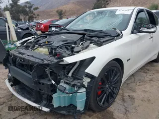 2019 Infiniti Q50 RED SPORT 400 with VIN JN1FV7AP3KM760521, listed as a IAAI auction lot 41469103 with 85,768 mi miles. Bid and sale history available at carsss.com. Image 6.