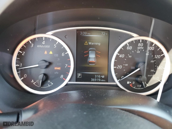 2016 Nissan Sentra SR with VIN 3N1AB7AP6GL680327, listed as a Copart auction lot 51812655 with 36,919 mi miles and Salvage Title. Bid and sale history available at carsss.com. Image 9.