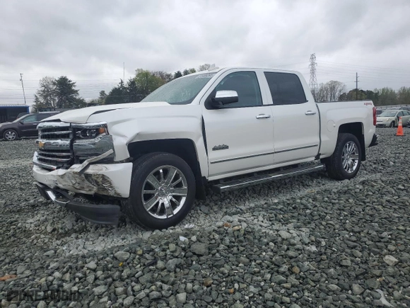 2017 Chevrolet Silverado 1500 High Country with VIN 3GCUKTEJ6HG124280, listed as a Copart auction lot 51486285 with 132,268 mi miles and Salvage Title. Bid and sale history available at carsss.com. Image 1.