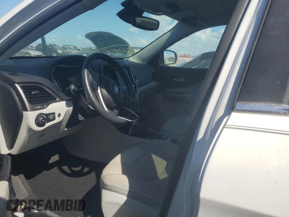 2019 Jeep Cherokee Limited with VIN 1C4PJLDN8KD296724, listed as a Copart auction lot 75220604 with Not Provided miles and Salvage Title. Bid and sale history available at DreamBid. Image 7.