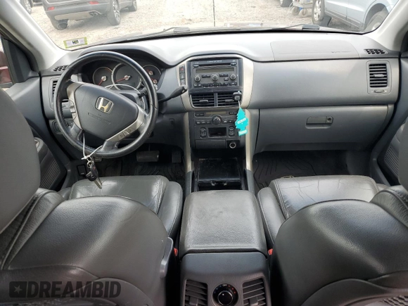2007 Honda Pilot EX-L with VIN 2HKYF18597H523361, listed as a Copart auction lot 60176195 with 143,902 mi miles and Salvage title. Bid and sale history available at DreamBid. Image 8.