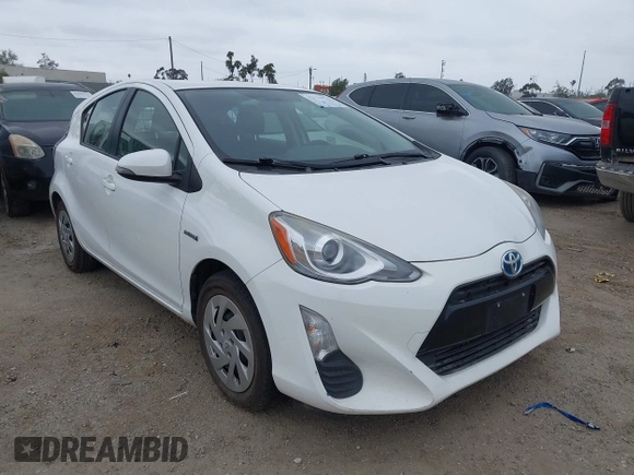 2016 Toyota Prius One with VIN JTDKDTB36G1121951, listed as a IAAI auction lot 42172776 with 94,262 mi miles and . Bid and sale history available at DreamBid. Image 1.