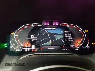 2019 BMW 8 Series M850i xDrive with VIN WBABC4C50KBU95710, listed as a Copart auction lot 85099404 with 58,463 mi miles and Salvage title. Bid and sale history available at DreamBid. Image 9.