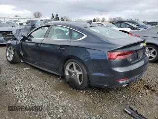 2018 Audi A5 Sportback Premium Plus with VIN WAUENCF59JA063036, listed as a Copart auction lot 41393594 with 0 mi miles. Bid and sale history available at carsss.com. Image 2.