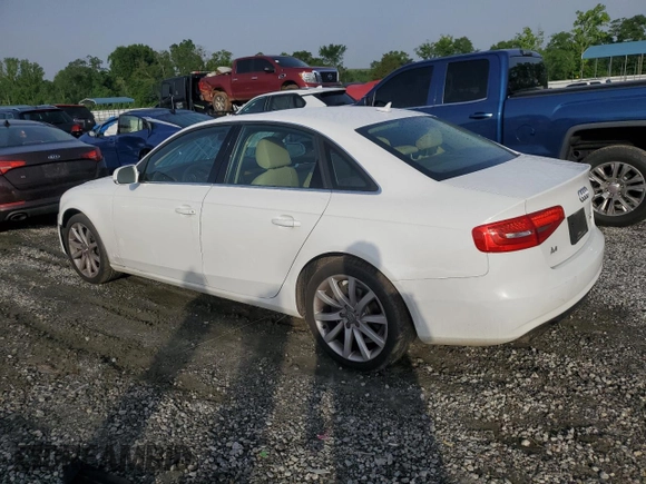 2013 Audi A4 Premium Plus с VIN WAUFFAFL7DN032109, выставлен на аукционе Copart как лот 57031925 с пробегом 79 255 миль миль и Списание • Salvage title. История ставок и продаж доступна на DreamBid. Изображение 2.