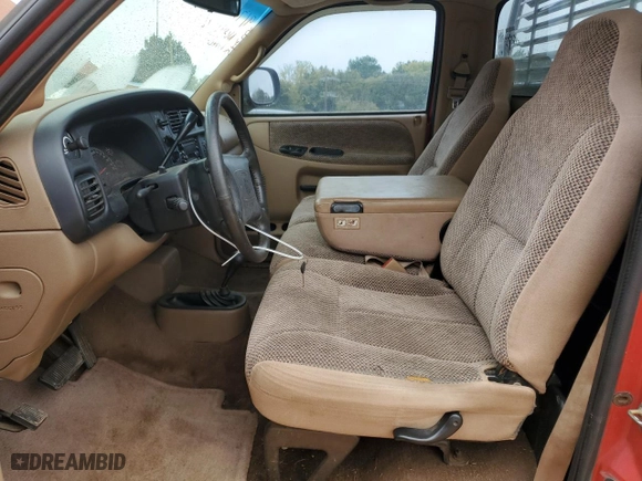1998 Dodge Ram 1500 with VIN 1B7HF16Z3WS643923, listed as a Copart auction lot 72924074 with 195,936 mi miles and Salvage Title. Bid and sale history available at carsss.com. Image 7.