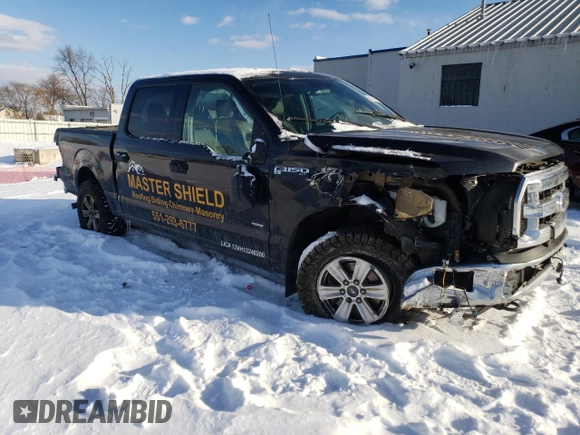 2015 Ford F-150 XLT with VIN 1FTEW1EP3FKD72851, listed as a Copart auction lot 89097885 with 133,151 mi miles and Salvage title. Bid and sale history available at DreamBid. Image 4.