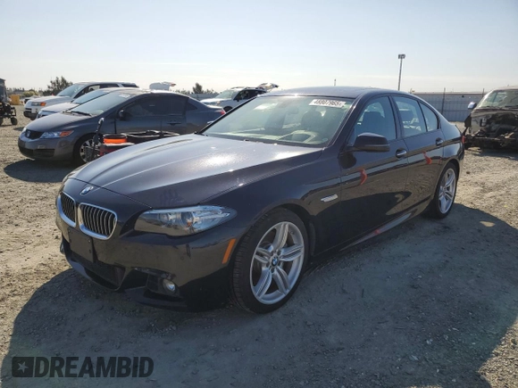 2014 BMW 5 Series 535d with VIN WBAXA5C51ED689124, listed as a Copart auction lot 48807965 with 88,967 mi miles and Clean Title. Bid and sale history available at carsss.com. Image 1.
