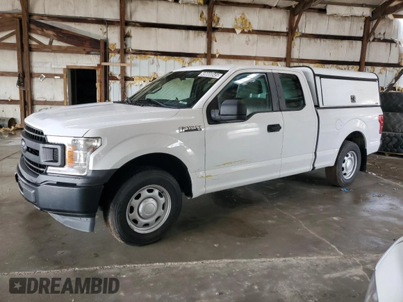 2018 Ford F-150 XL with VIN 1FTEX1CB6JKE81947, listed as a Copart auction lot 49666845 with 160,396 mi miles and Clean Title. Bid and sale history available at carsss.com. Image 1.