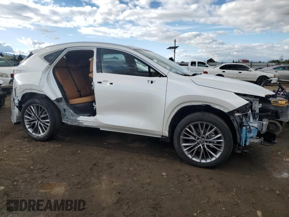 2024 Lexus NX with VIN JTJHKCEZXR2025895, listed as a Copart auction lot 46928025 with 9,707 mi miles and Salvage Title. Bid and sale history available at carsss.com. Image 4.