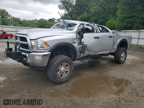 2018 Ram 2500 Tradesman with VIN 3C6UR5CJ6JG190223, listed as a Copart auction lot 58496315 with 87,978 mi miles and Salvage title. Bid and sale history available at DreamBid. Image 1.