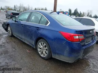 2017 Subaru Legacy Premium with VIN 4S3BNAF63H3023326, listed as a IAAI auction lot 41919763 with 116,034 mi miles. Bid and sale history available at carsss.com. Image 3.