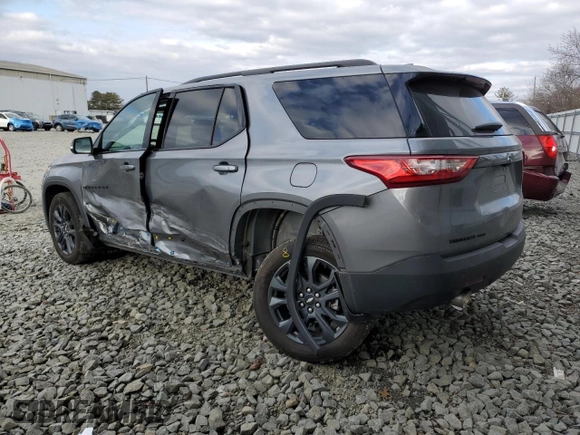 2021 Chevrolet Traverse RS with VIN 1GNEVJKW9MJ132972, listed as a Copart auction lot 39927333 with 24,497 mi miles. Bid and sale history available at carsss.com. Image 2.