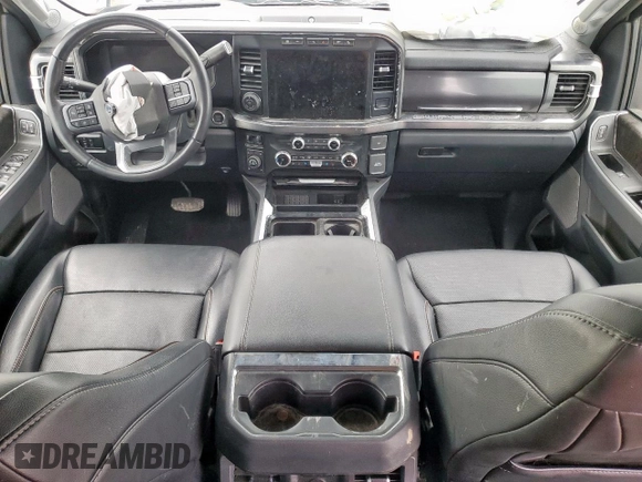 2024 Ford F-250 XL with VIN 1FT8W2BM9REC24042, listed as a Copart auction lot 60598605 with 28,099 mi miles and Salvage title. Bid and sale history available at DreamBid. Image 8.