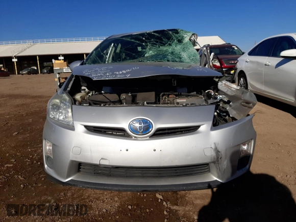2010 Toyota Prius II with VIN JTDKN3DU4A0240369, listed as a Copart auction lot 46295773 with 0 mi miles and Salvage Title. Bid and sale history available at carsss.com. Image 5.