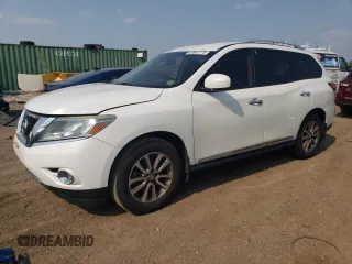 2014 Nissan Pathfinder S with VIN 5N1AR2MM2EC659072, listed as a Copart auction lot 60507775 with 189,292 mi miles and Salvage title. Bid and sale history available at DreamBid. Image 1.