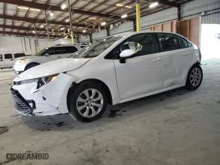 2024 Toyota Corolla LE with VIN 5YFB4MDE6RP111715, listed as a Copart auction lot 46577295 with 25,581 mi miles and Non Repairable. Bid and sale history available at carsss.com. Image 1.