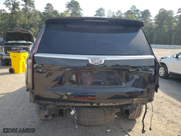 2021 Cadillac Escalade RWD Premium Luxury with VIN 1GYS3BKL8MR418112, listed as a Copart auction lot 72939754 with 52,165 mi miles and Salvage Title. Bid and sale history available at carsss.com. Image 6.
